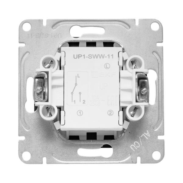  Выключатель проходной 1-кл. СП Эпика механизм черн. EKF UP1-SWB-11 фото в каталоге от BTSprom.by