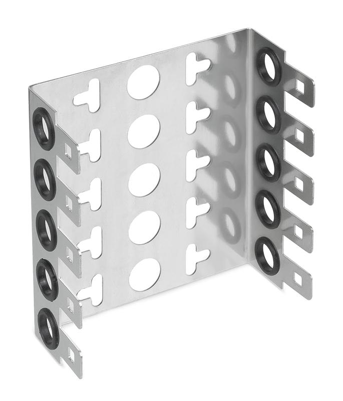 рама (монтажный хомут) fw-50 глубиной 50мм для крепления 5-и плинтов типа krone cabeus 7240c от BTSprom.by