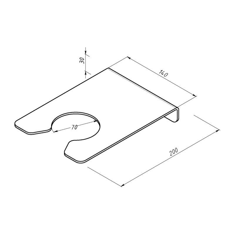  Держатель для хранения садового триммера черн. Rexant 38-0718 фото в каталоге от BTSprom.by