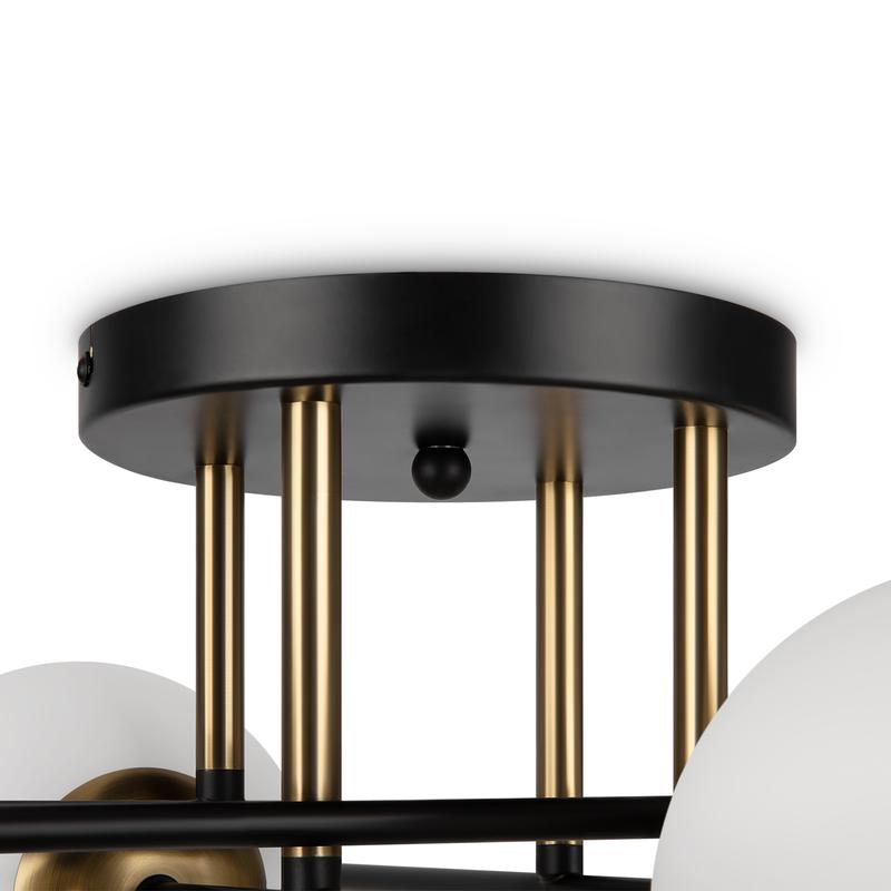  Люстра Navel 40Вт E14х8 IP20 Freya FR8016PL-08BBS1 фото в каталоге от BTSprom.by