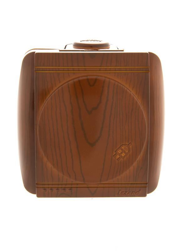 розетка 1-м оп nata 16а ip20 с заземл. с защ. крышкой керамика сосна lezard 710-0800-123 от BTSprom.by