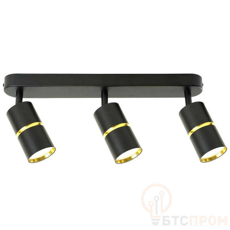 Светильник настенно-потолочный под лампу GU10 черн. зол. FERON 48645 фото в каталоге от BTSprom.by  Светильник настенно-потолочный под лампу GU10 черн. зол. FERON 48645 фото в каталоге от BTSprom.by
