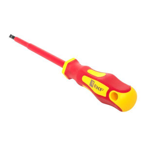  Отвертка SL5.5х125мм Master 1000В Basic EKF sl-5.5-125-mas-in фото в каталоге от BTSprom.by