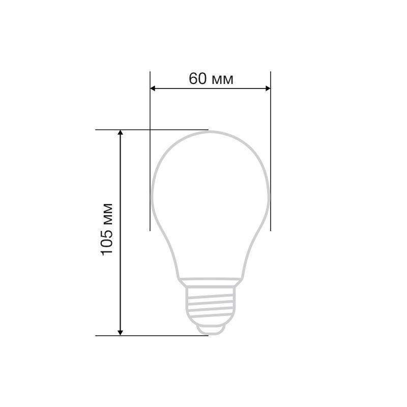 Лампа филаментная Груша A60 11.5Вт 1380лм 2400К E27 золот. колба Rexant 604-080 фото в каталоге от BTSprom.by