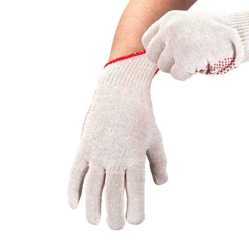  Перчатки х/б с покрытием ПВХ 5 нитей 48-50г (пара) Rexant 09-0202-1 фото в каталоге от BTSprom.by