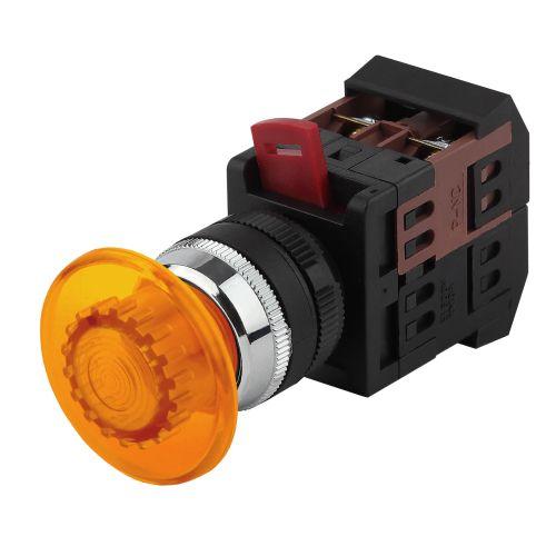 кнопка "грибок" aea-22 bbg30-aea-k05e d22мм 1з+1р желт. эра б0045633 от BTSprom.by
