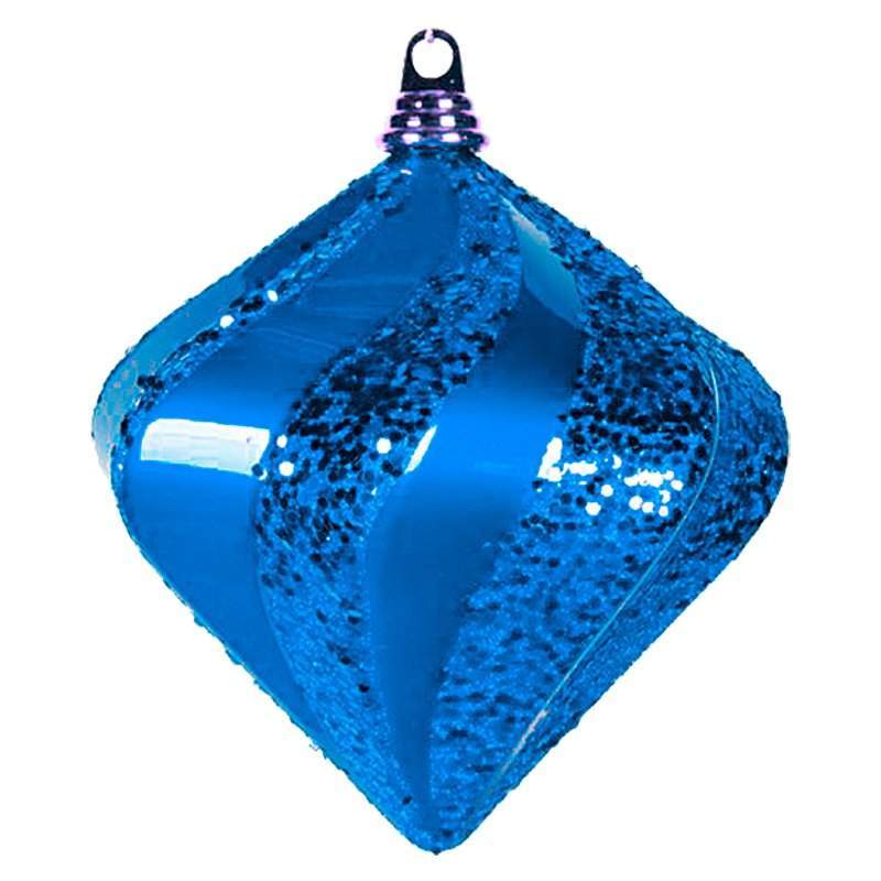 елочная фигура алмаз, 20 см, цвет синий от BTSprom.by