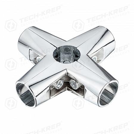 соединитель 5-ти труб хром (уп.1шт) tech-krep/zitar 127454 от BTSprom.by