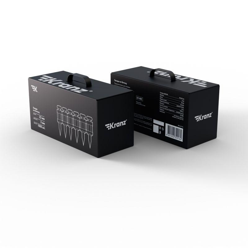  Гвоздь по бетону 3х22 (уп.1000шт) Kranz KR-16-1716 фото в каталоге от BTSprom.by