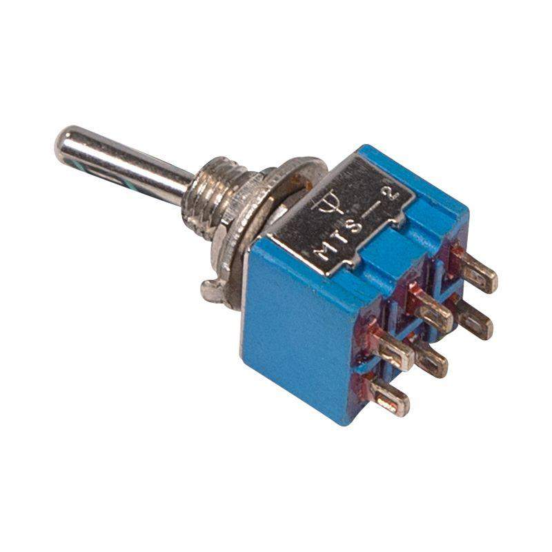 тумблер 250в 3а (6c) on-off-on 2п micro (mts-203) rexant 36-4021 от BTSprom.by