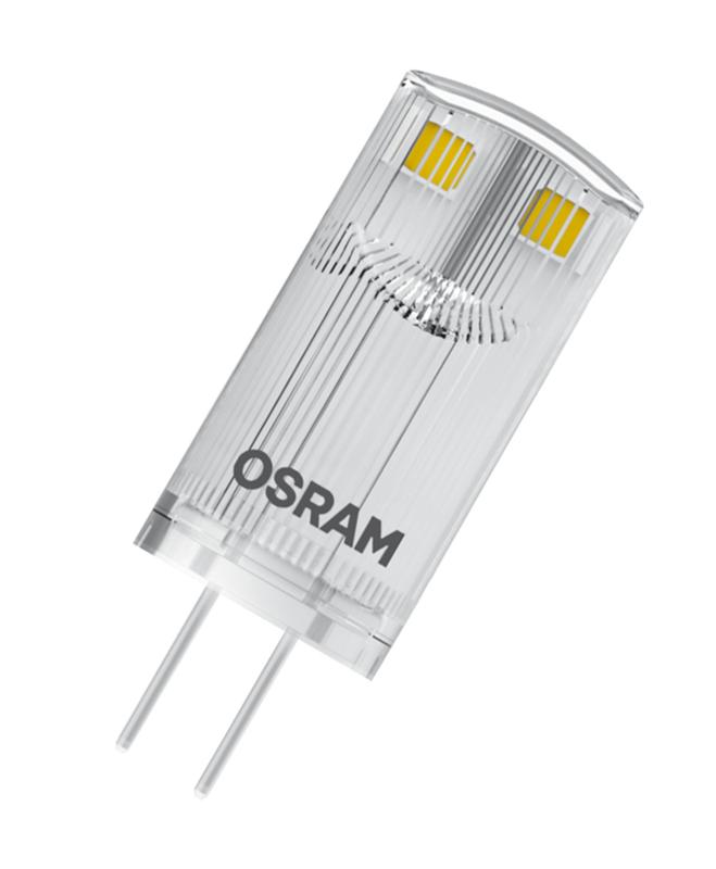лампа светодиодная led star 100лм 0.9вт 2700к тепл. бел. g4 pin угол пучка 320град. 12в (замена 10вт) прозр. пластик (уп.2шт) osram 4058075449770 от BTSprom.by