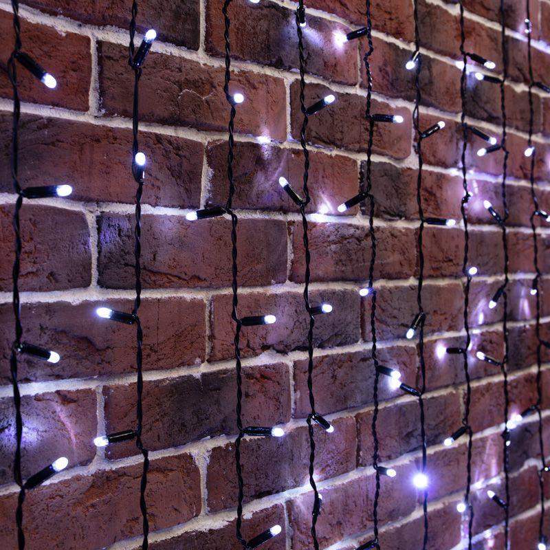 Гирлянда светодиодная "Светодиодный Дождь" 2х6м 768LED бел. 90Вт 230В IP65 постоян. свечение провод черн. (нужен шнур питания 303-500) Neon-Night 235-165 фото в каталоге от BTSprom.by  Гирлянда светодиодная "Светодиодный Дождь" 2х6м 768LED бел. 90Вт 230В IP65 постоян. свечение провод черн. (нужен шнур питания 303-500) Neon-Night 235-165 фото в каталоге от BTSprom.by