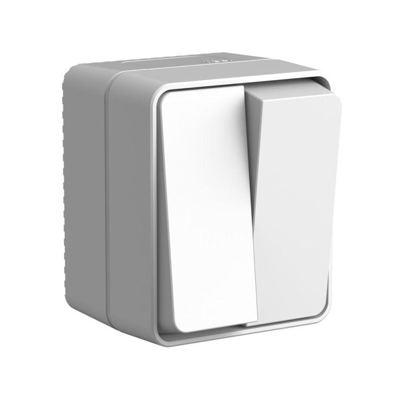 выключатель 2-кл. оп atlasdesign profi ip54 10ах сер. se atn543051 от BTSprom.by