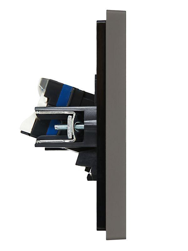  Розетка компьютерная 2-м RJ45 кат.6 FORTE&PIANO FP334 сер. IEK FP-K20-2-K03 фото в каталоге от BTSprom.by