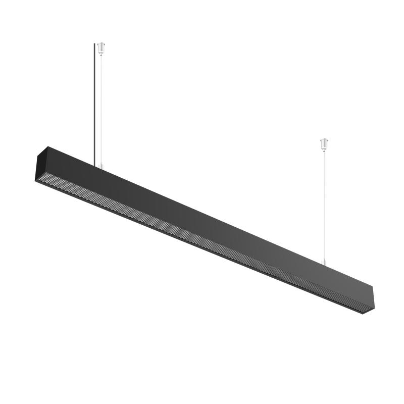 светильник светодиодный дпо/дсо of 20 s 40 oph 930 l1200 bk 1128х50х75мм 40вт 3000к ip20 ra90 подвесной/накладной линейный в компл. с тросом 1.5м черн. русский свет 11112023295 от BTSprom.by