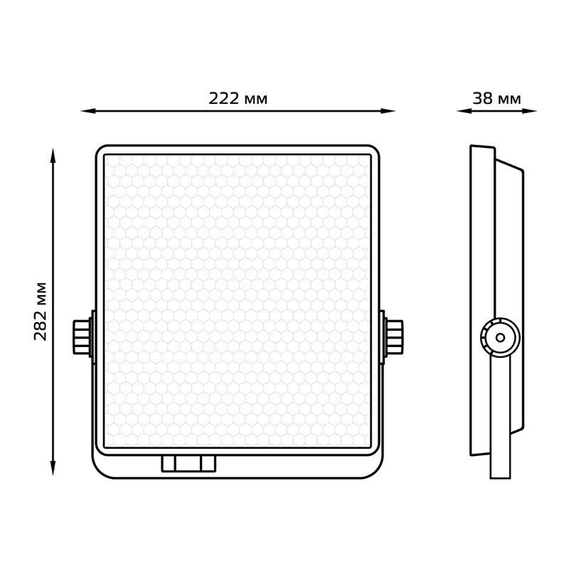  Прожектор светодиодный EVO 70Вт 6500К IP65 6300лм 100-240В ДО черн. GAUSS 687511370 фото в каталоге от BTSprom.by