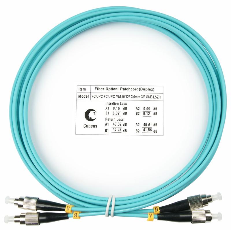 шнур оптический fop-50-fc-fc-3m duplex fc-fc 50/125мм om3 3м lszh cabeus 7563c от BTSprom.by