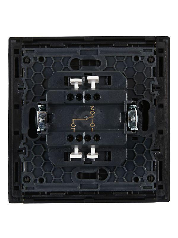  Выключатель проходной 1-кл. СП FORTE&PIANO 10А FP103 черн. IEK FP-V12-0-10-1-K02 фото в каталоге от BTSprom.by