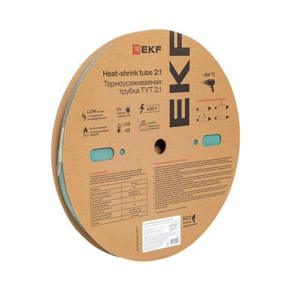 трубка термоусадочная тут нг 16/8 зел. (уп.100м) ekf tut-16-j от BTSprom.by