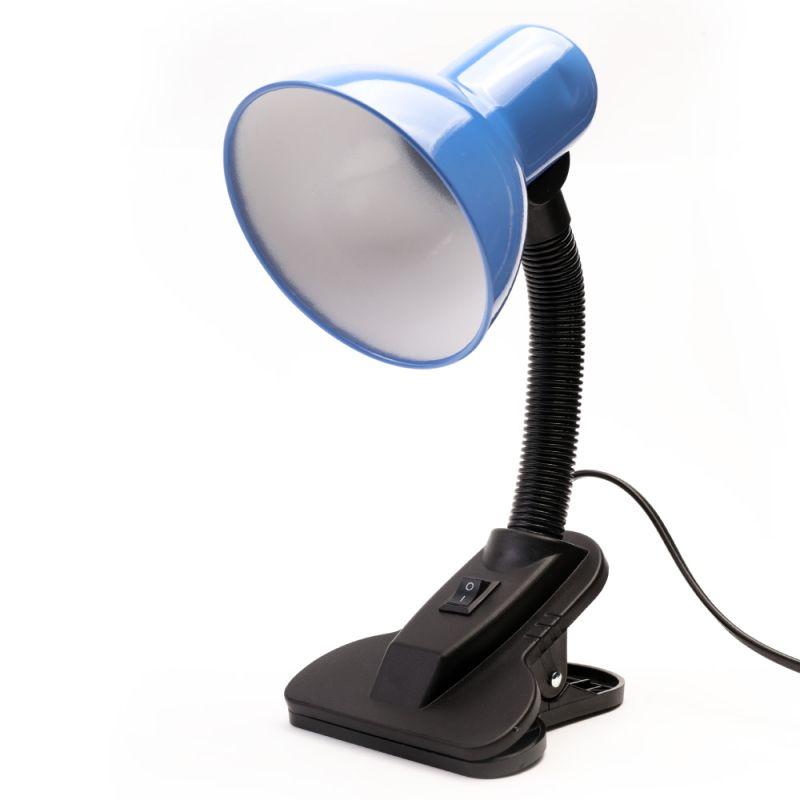  Светильник UF-320P С06 настол. прищепка 230В 60Вт E27 ЛОН син. Ultraflash 12372 фото в каталоге от BTSprom.by