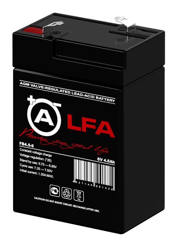 аккумулятор 6в 4.5а.ч lfa fb4.5-6 lfa от BTSprom.by