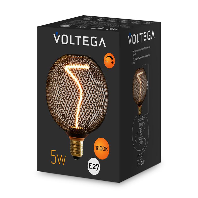 Лампа светодиодная Loft Led BRMC125150 5Вт 1800К E27 DIM Voltega 8539 фото в каталоге от BTSprom.by