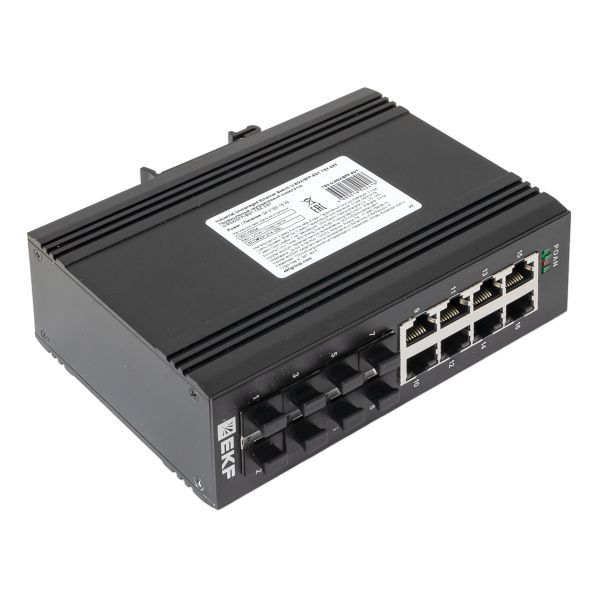  Коммутатор неуправляемый промышленный U-8GX/SFP-8GT 8 портов 1000Base-X SFP 8 портов 10/100/1000Base-T(X) RJ45 монтаж на DIN-рейку TSX EKF TSX-U-8GX/SFP-8GT фото в каталоге от BTSprom.by