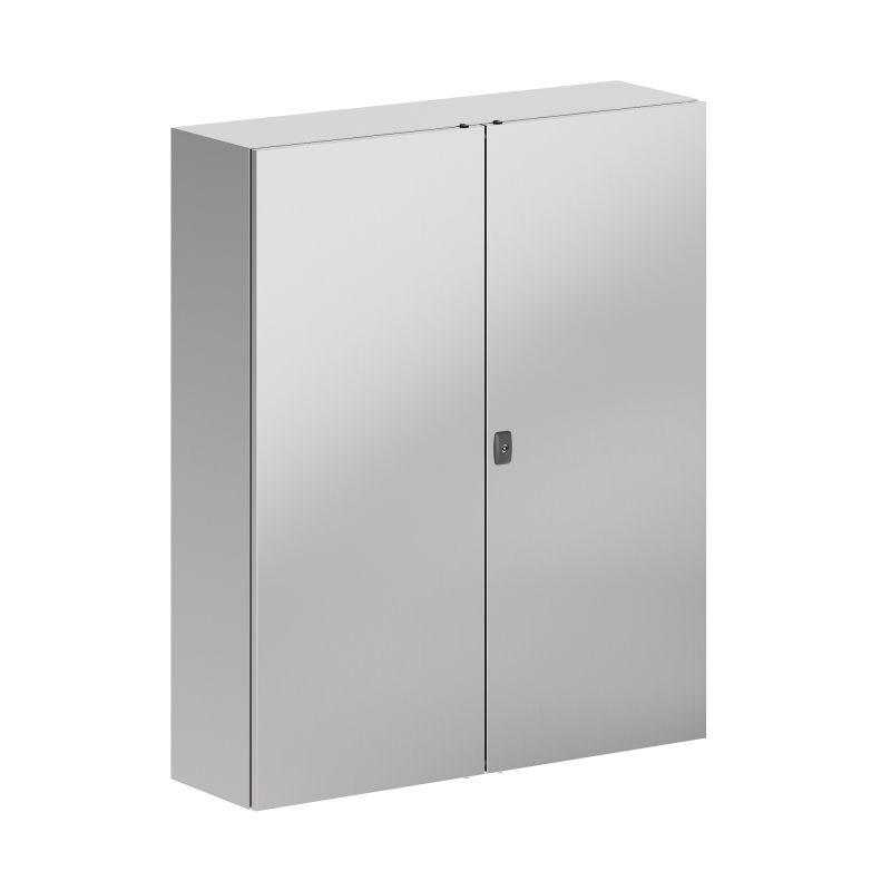 корпус навесной sth с м/п двухдверный из нержавеющей стали aisi316 1200х1000х300мм с фланцем dkc r5sth1213f-316 от BTSprom.by