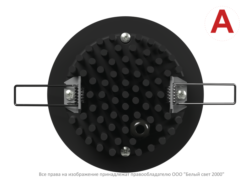  Светильник аварийный BS-ARUNA-53-L2-INEXI2 IP40 Black Белый Свет a31872 фото в каталоге от BTSprom.by