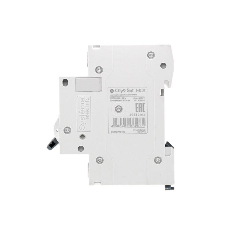 Выключатель автоматический модульный 1п C 63А 4.5кА City9 Set 230В SE C9F34163 фото в каталоге от BTSprom.by