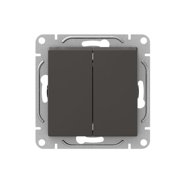 выключатель 2-кл. сп эпика механизм мокко ekf up1-swm-20 от BTSprom.by