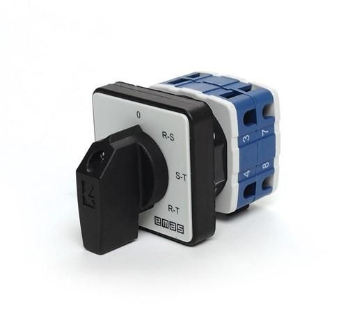 переключатель предела для вольтметра (фаза-фаза) 10а emas psa010ok422s от BTSprom.by