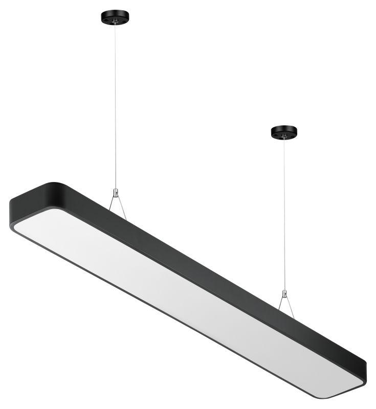 светильник светодиодный led geometria block spo-112-b-40k-040 40вт 4000к 4500лм ip40 1200х200х60 подвесной драйвер внутри черн. эра б0058857 от BTSprom.by