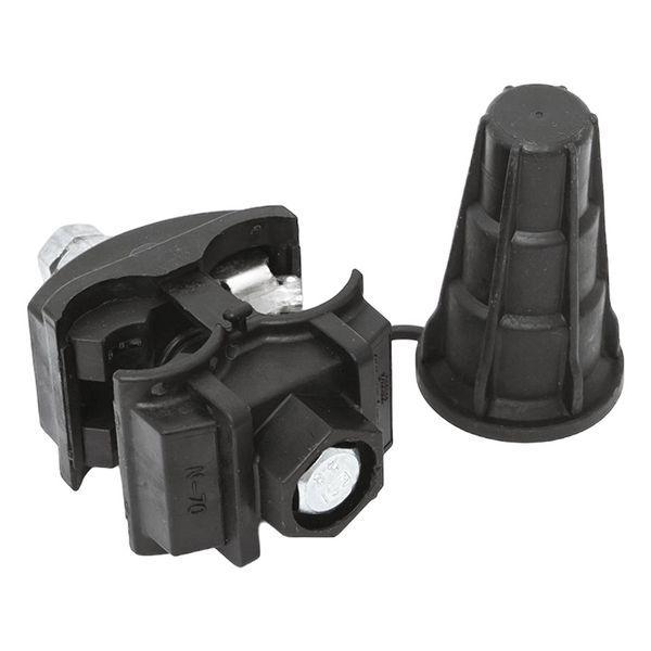  Зажим ответвительный прокалывающий N70 25-150/16-120кв.мм (голый провод/СИП) инд. упак. EKF n-70-r фото в каталоге от BTSprom.by