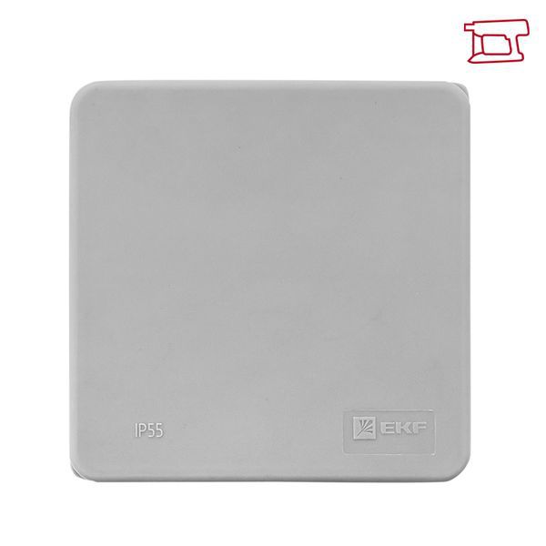  Коробка распределительная КМР-030-035 85х85х40 IP54 с крышкой для прямого монтажа без мембранных вводов сер. EKF plc-kmr-030-035 фото в каталоге от BTSprom.by