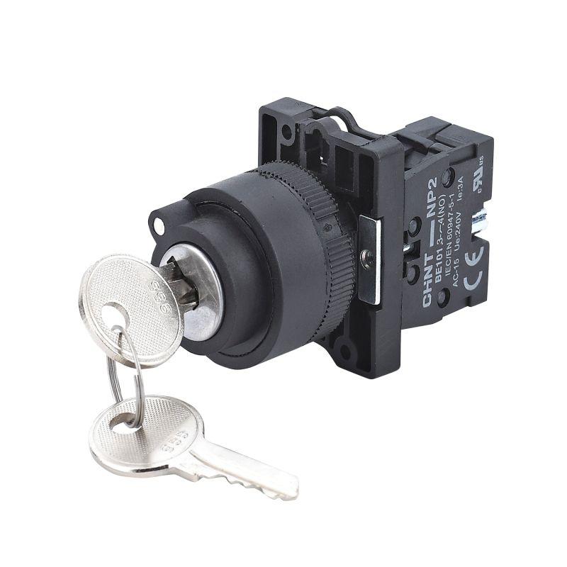 переключатель np2-eg21 2 положения фиксацией 1но ip40 (r) chint 574102 от BTSprom.by