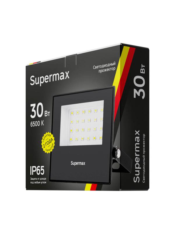  Прожектор светодиодный Supermax SPR 30Вт 6500К 3000лм IP65 КОСМОС S_PR_LED_30 фото в каталоге от BTSprom.by