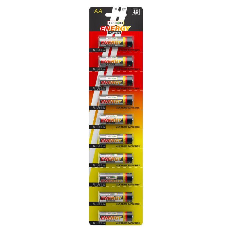 элемент питания алкалиновый aa/lr6 lr6-10bl strip (блист.10шт) трофи c0034054 от BTSprom.by