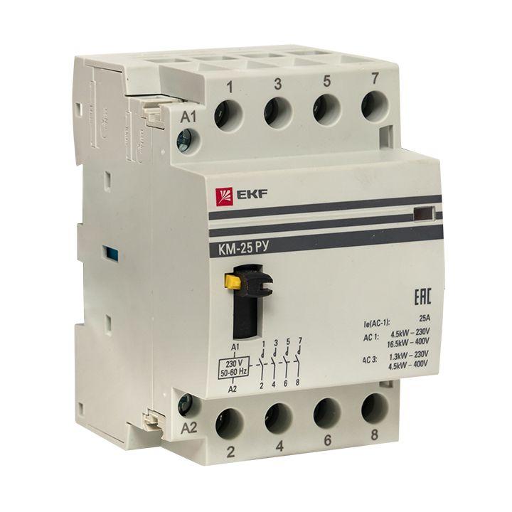 контактор модульный км ру 20а 4no (3 мод.) proxima ekf km-3m-20-40 от BTSprom.by