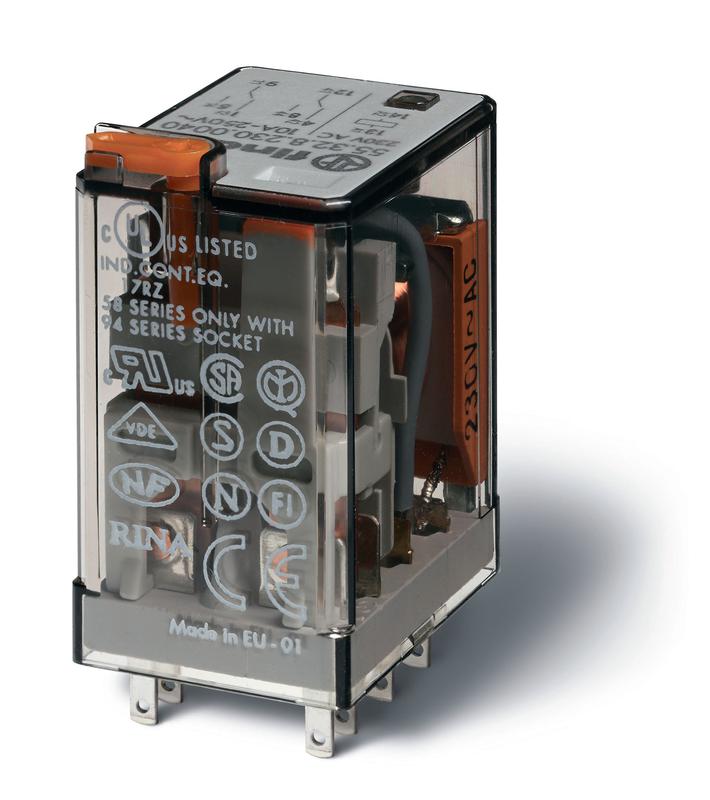 реле миниатюрное 2co 10а кат. 230в ac rti finder 553282300000 от BTSprom.by