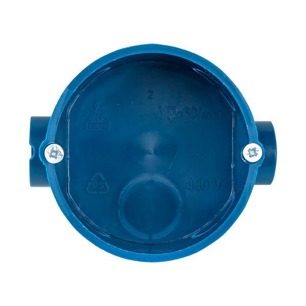  Коробка установочная КМТ-010-002 для твердых стен 68х42 с саморезами IP20 розн. стикер PROxima EKF plc-kmt-010-002-r фото в каталоге от BTSprom.by