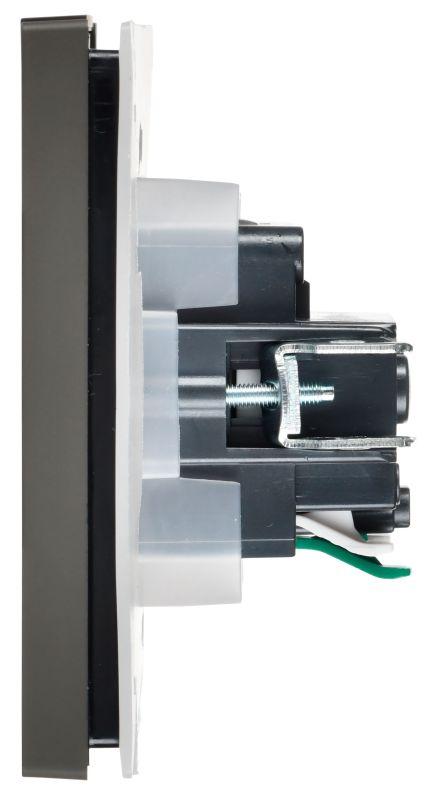  Розетка СП FORTE&PIANO16А IP44 FP319 с заземл. защ. шторки с крышкой безвинт. крепл. сер. IEK FP-R16-16-1-44-K03 фото в каталоге от BTSprom.by