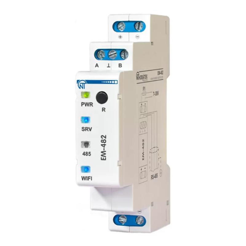 точка доступа к nt cloud (wi-fi) ем-482-1.rs-485 питание 7-30в к-во модулей - 1 выносная антенна wi-fi новатек-электро 3425680481-1 от BTSprom.by