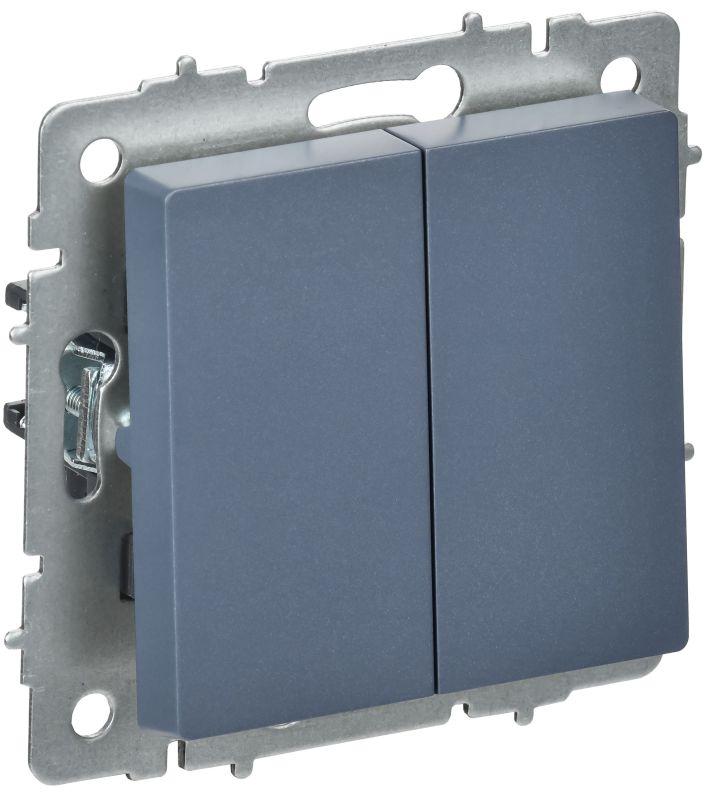 выключатель перекрестный 2-кл. сп brite вс10-2-3-брм 10а механизм маренго iek br-v23-0-10-k35 от BTSprom.by