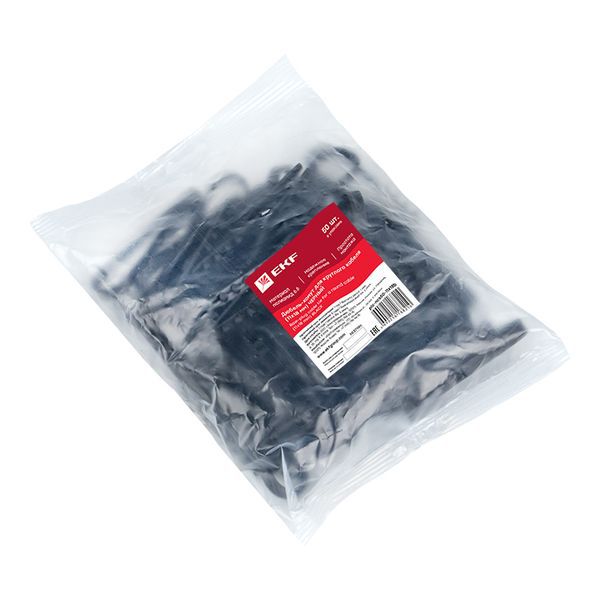  Дюбель-хомут d11-18мм для круглого кабеля черн. (уп.50шт) PROxima EKF plc-ncs50-11x18b фото в каталоге от BTSprom.by