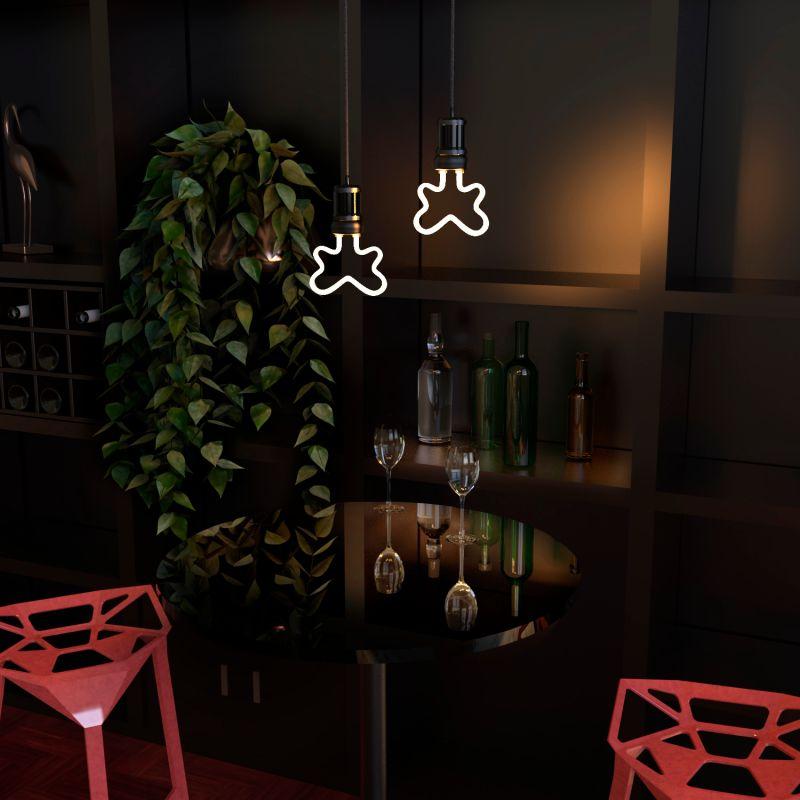 Лампа светодиодная филаментная Filament Artline 4Вт Butterfly матов. 2700К тепл. бел. Е27 330лм milky GAUSS 1001802104 фото в каталоге от BTSprom.by