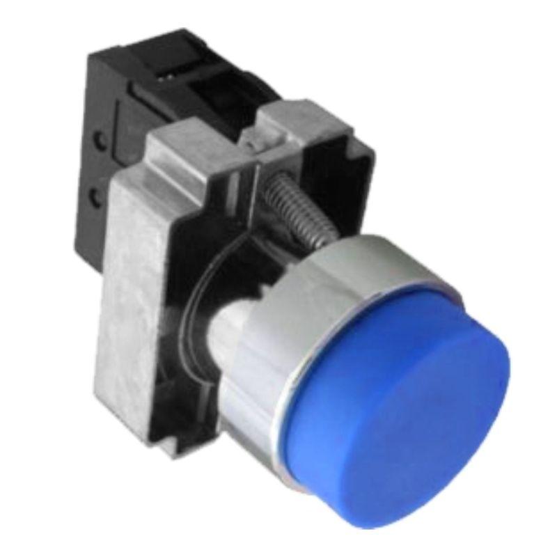 кнопка управления np2-bl65 без подсветки 1но+1нз ip40 (r) син. chint 576041 от BTSprom.by