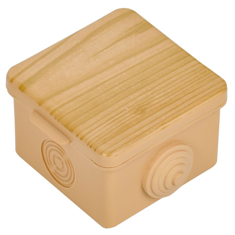  Коробка распаячная ОП КМ 65х65х50 IP54 откид. крышка 4 ввода сосна IEK UKO31-065-065-050-K34-54 фото в каталоге от BTSprom.by