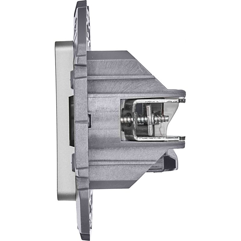  Розетка компьютерная 2-м Inspiria RJ45 кат.6 UTP механизм алюм. IEK 673842 фото в каталоге от BTSprom.by