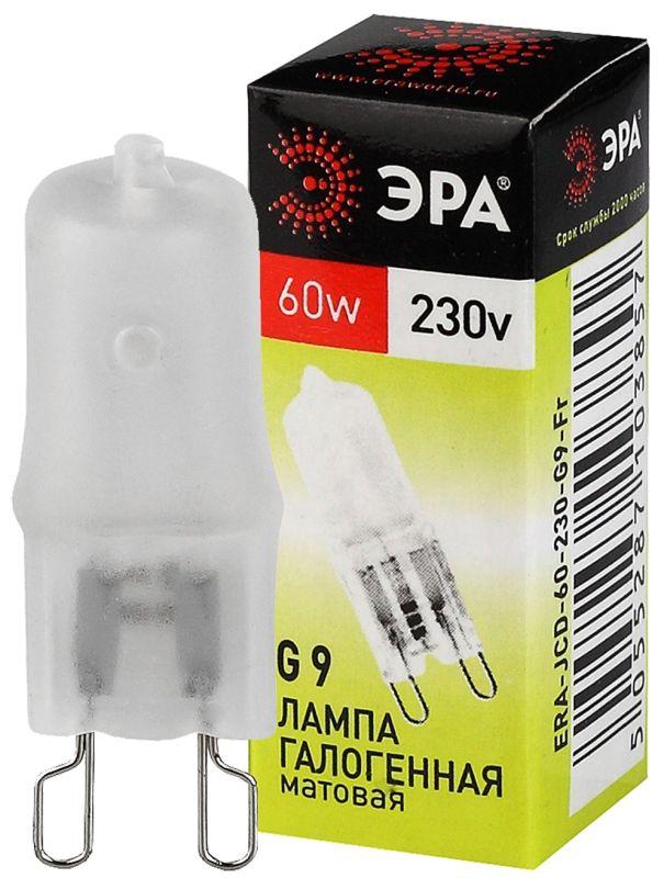 лампа галогенная g9-jcd-60-230v-fr 60вт капсула g9 230в эра c0027364 от BTSprom.by